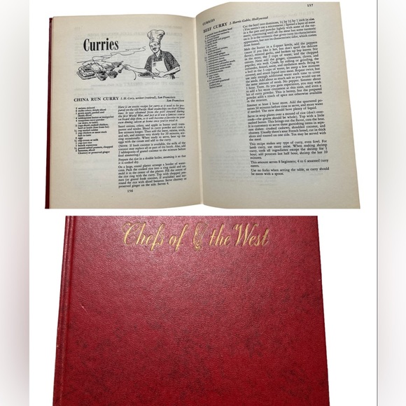 Vintage Cookbook 1951 Sunset Chefs of the West 474 Best Men Cooks of the West - Picture 2 of 13